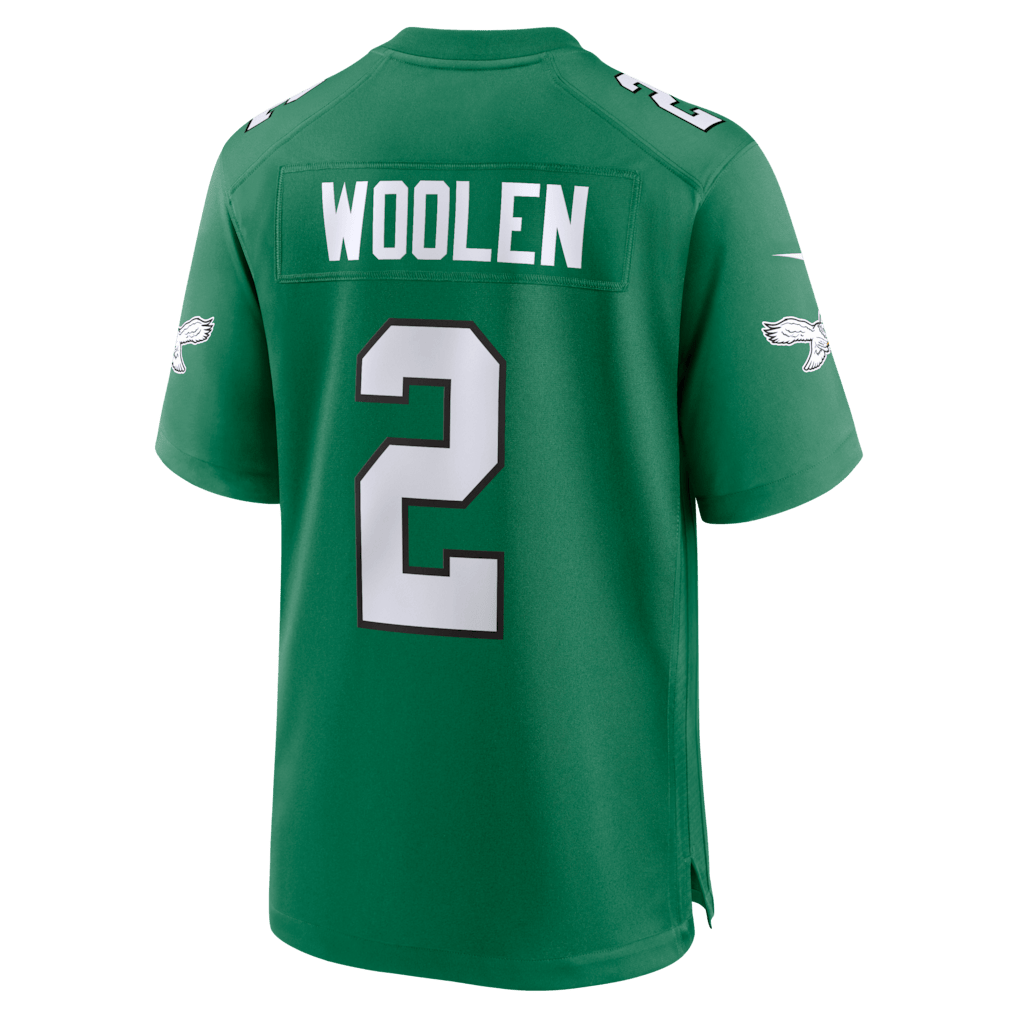Tariq Woolen 2 Philadelphia Eagles Alternate Game Men Jersey - Kelly Green