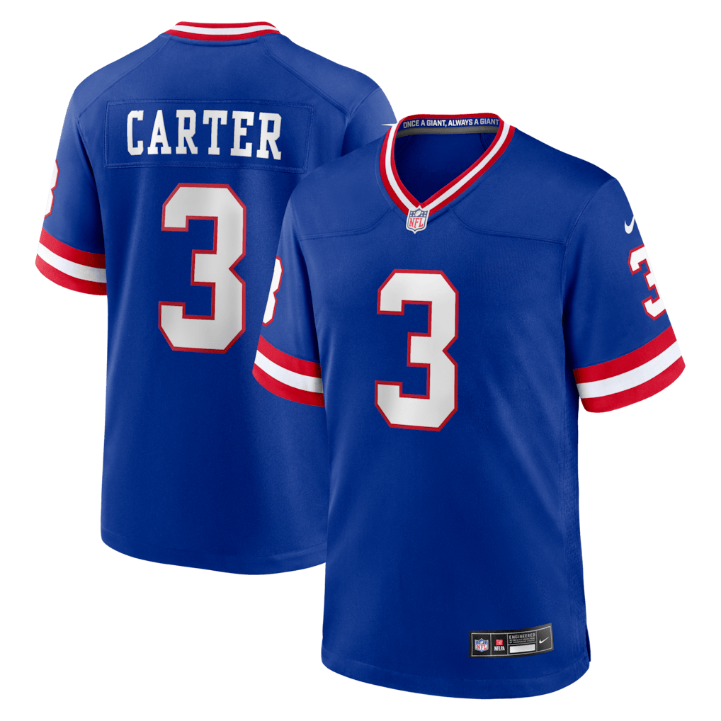 Abdul Carter 3 New York Giants Alternate 2 Game Men Jersey - Royal