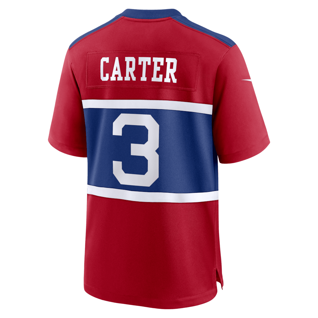 Abdul Carter 3 New York Giants Alternate Game Men Jersey - Red