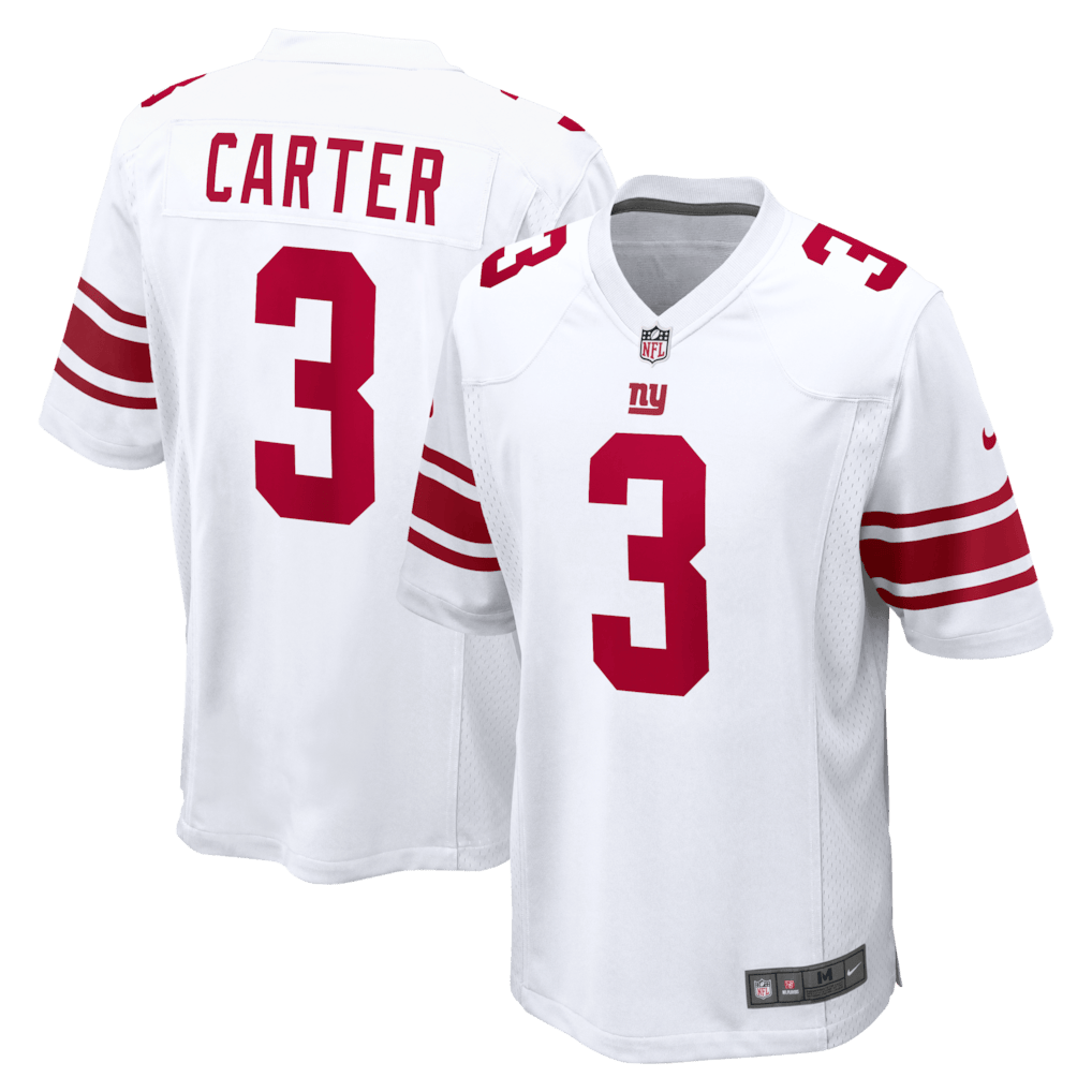 Abdul Carter 3 New York Giants Game Men Jersey - White
