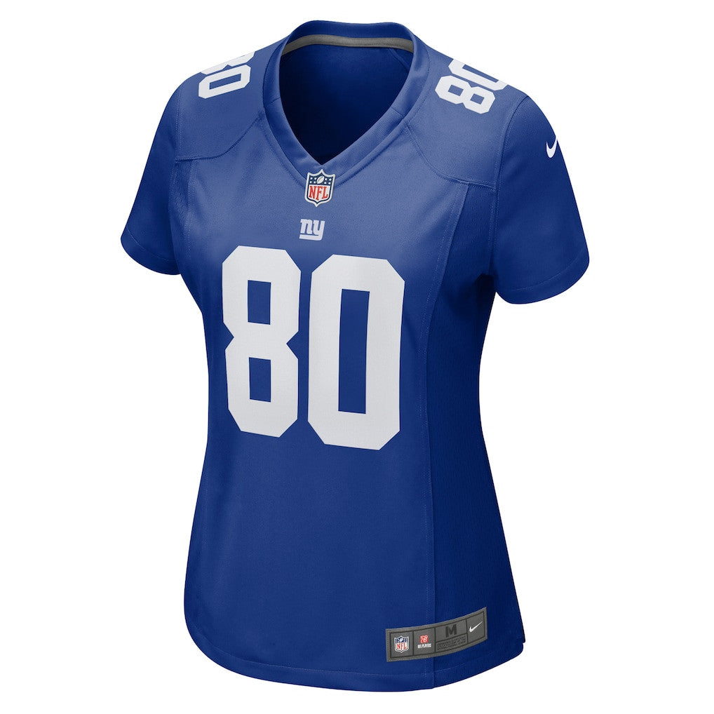Gunner Olszewski 80 New York Giants Women's Team Game Jersey - Royal