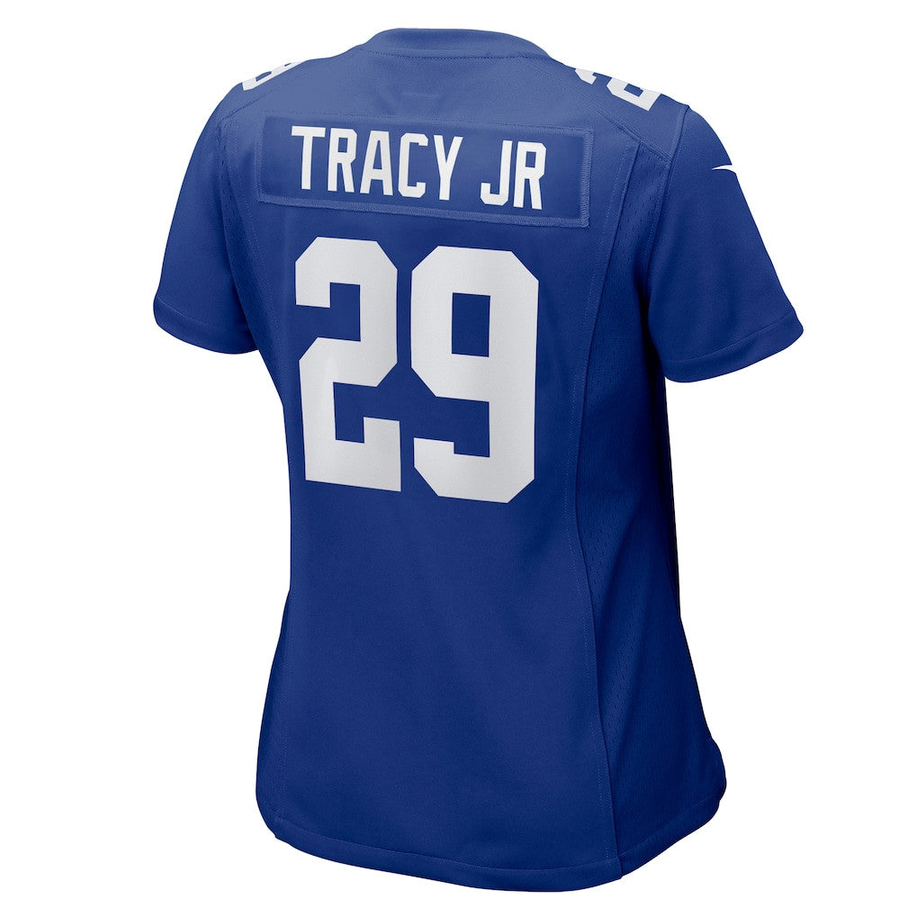 Tyrone Tracy Jr. 29 New York Giants Women's Game Jersey - Royal