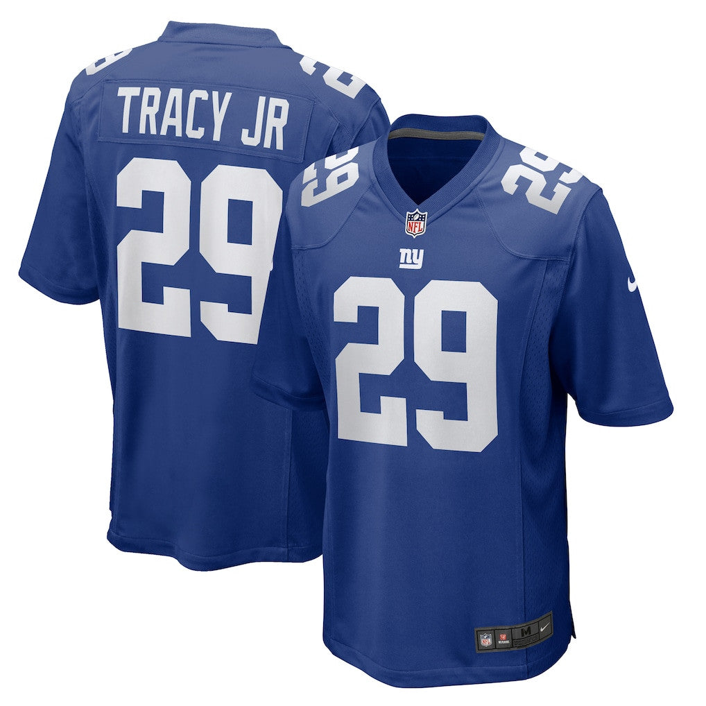 Tyrone Tracy Jr. 29 New York Giants Team Game Men Jersey - Royal