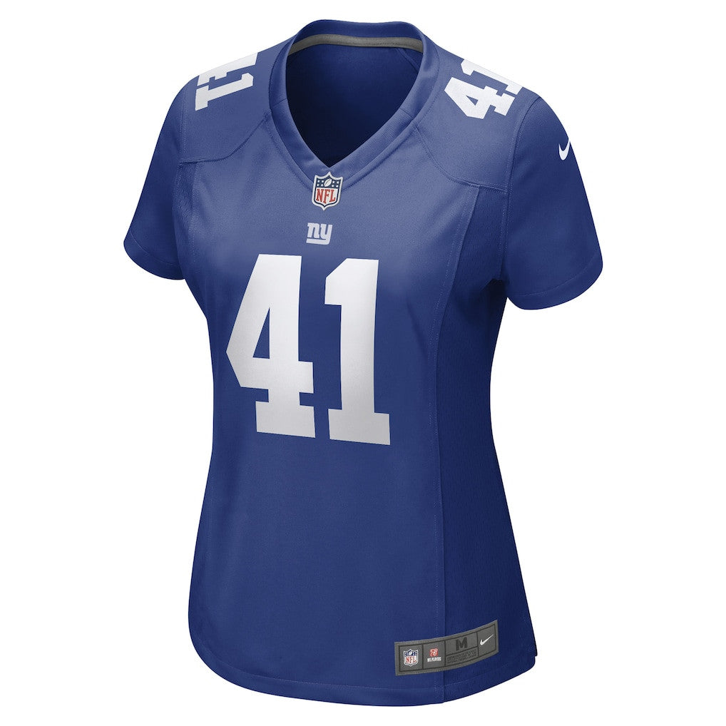 Micah McFadden 41 New York Giants Women's Game Jersey - Royal