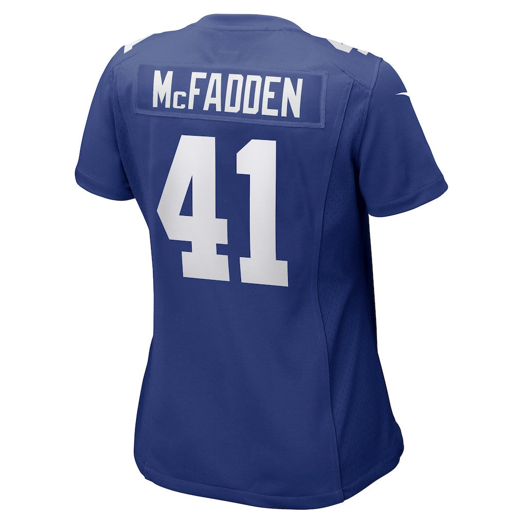 Micah McFadden 41 New York Giants Women's Game Jersey - Royal
