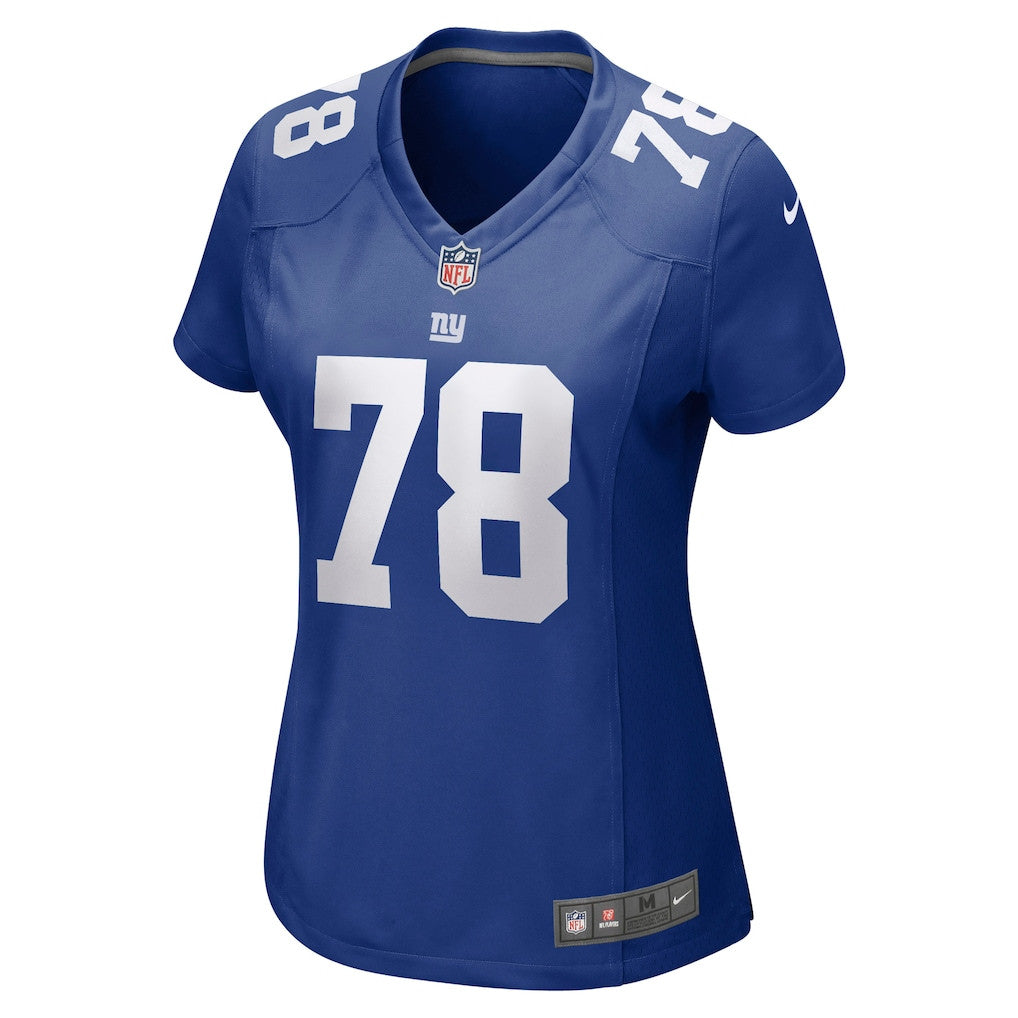 Andrew Thomas 78 New York Giants Women's Game Jersey - Royal