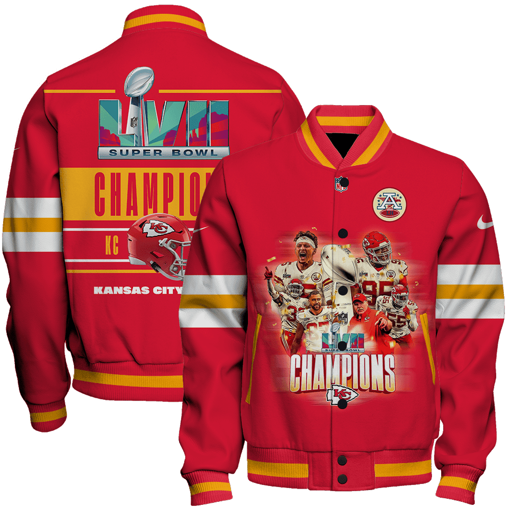 Kansas City Chiefs Champions National Football League Varsity Jacket - All-Over-Printed Jacket