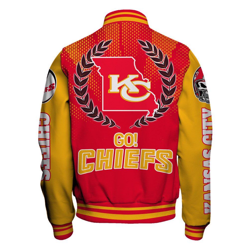 Kansas City Chiefs LVIII We Are Chiefs Varsity Jacket - All-Over-Printed Jacket