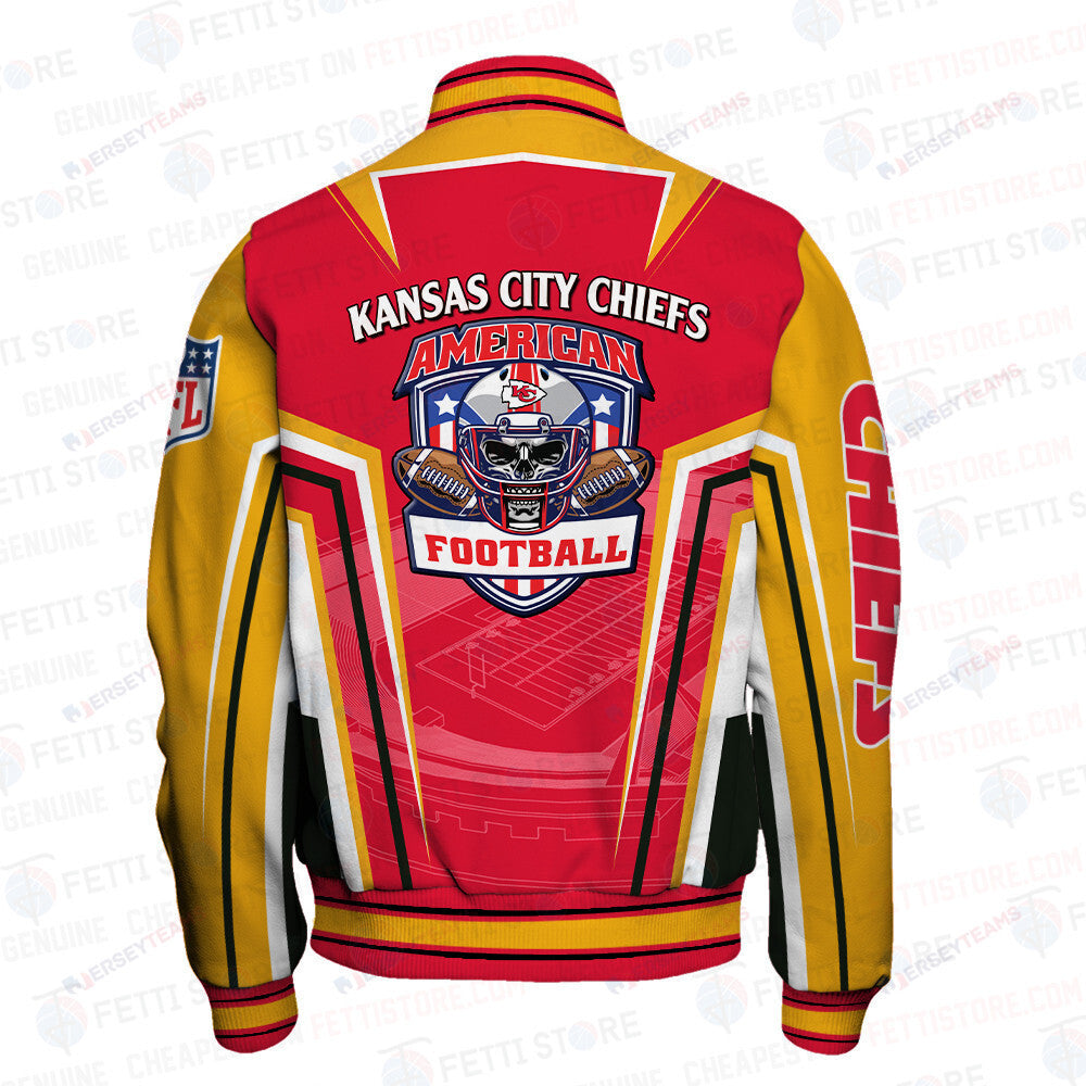 Kansas City Chiefs National Football League Varsity Jacket STM V4 - All-Over-Printed Jacket