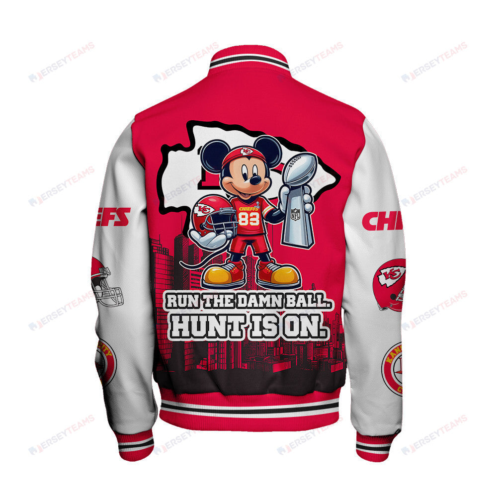 Kansas City Chiefs National Football League Varsity Jacket STM V5 - All-Over-Printed Jacket