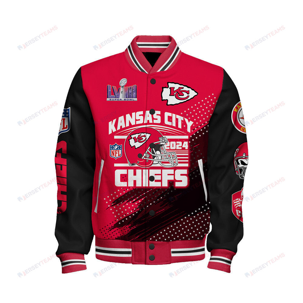 Kansas City Chiefs National Football League Varsity Jacket STM V3 - All-Over-Printed Jacket