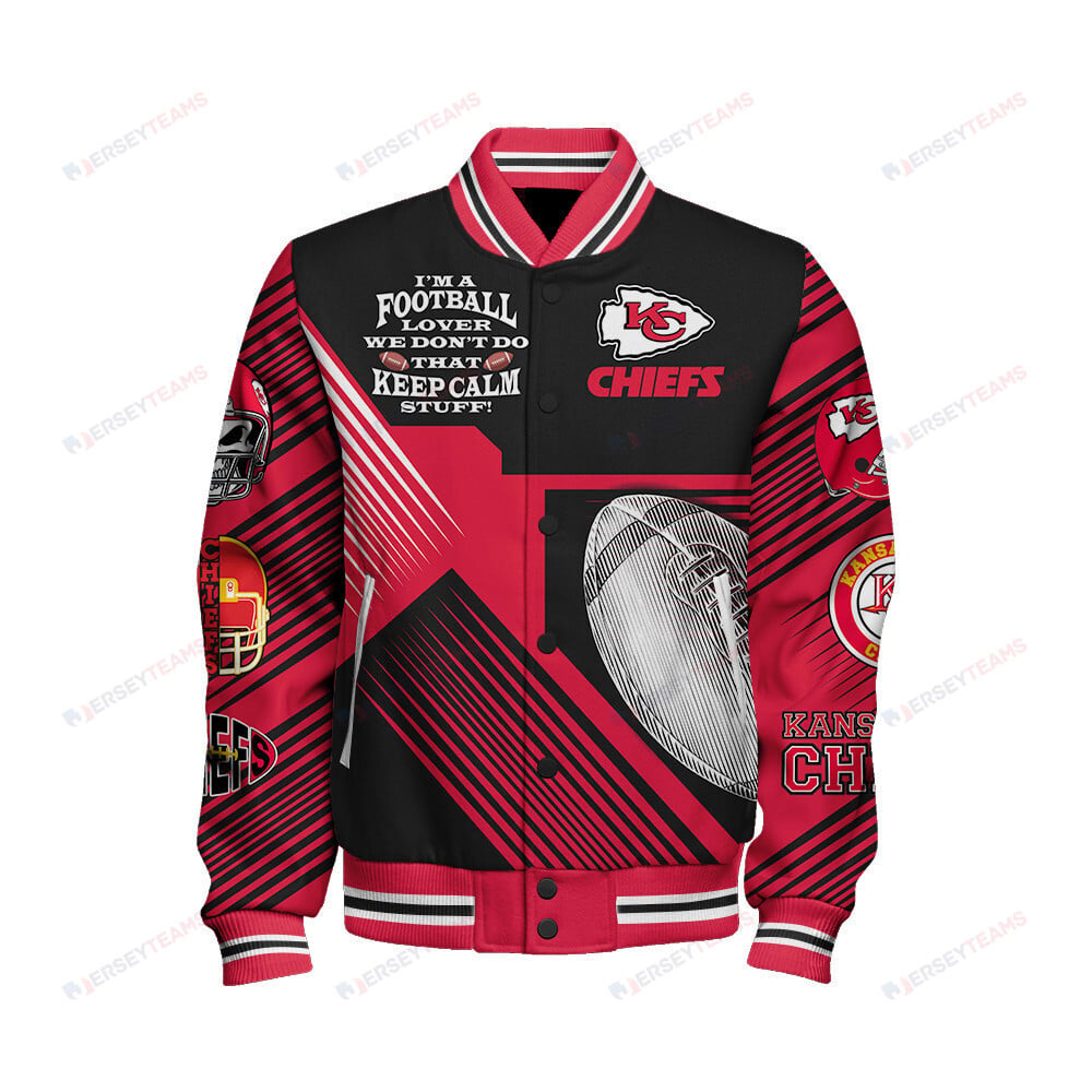 Kansas City Chiefs National Football League Varsity Jacket STM V2 - All-Over-Printed Jacket