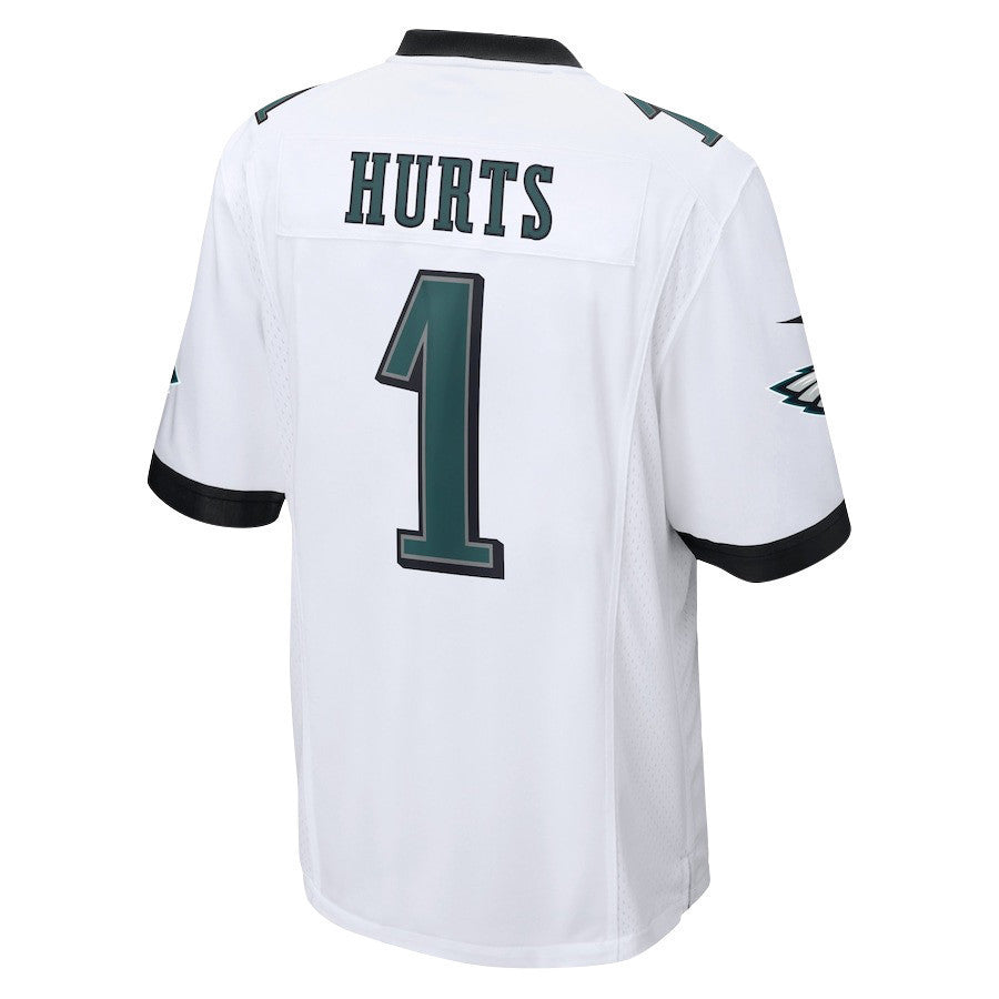 Jalen Hurts 1 Philadelphia Eagles Leadership Game Jersey - Men, White