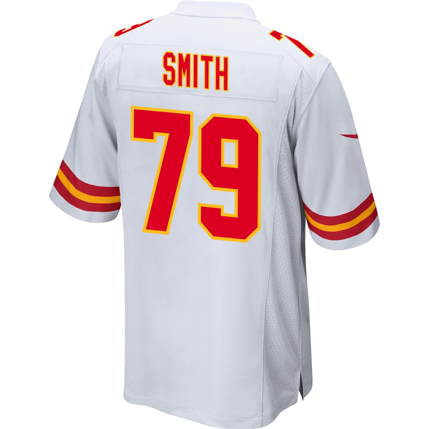 Donovan Smith 79 Kansas City Chiefs AFC Champions Patch Game Men Jersey - White