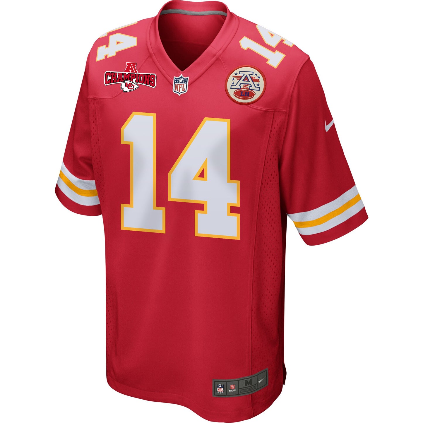 Cornell Powell 14 Kansas City Chiefs AFC Champions Patch Game Men Jersey - Red