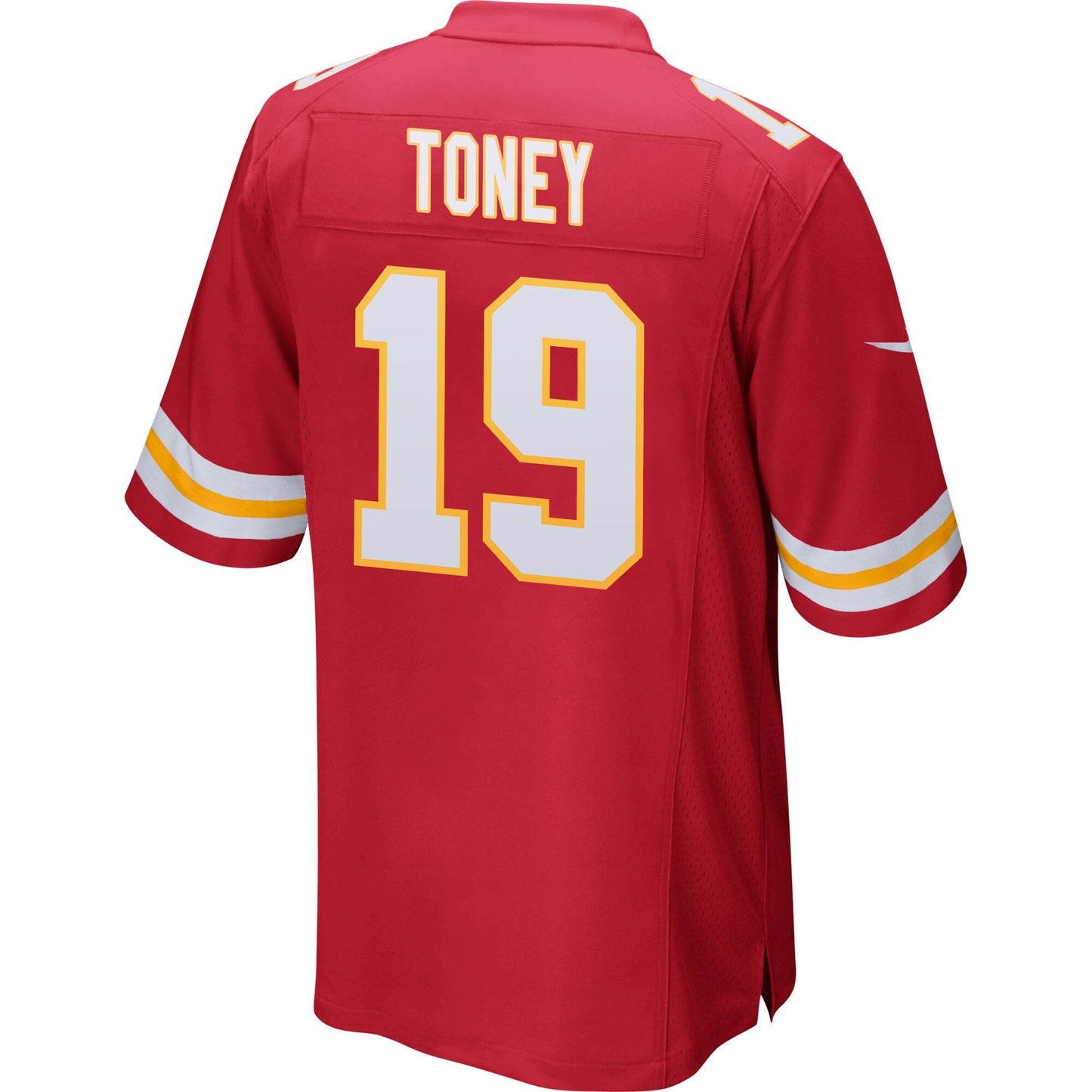 Kadarius Toney 19 Kansas City Chiefs AFC Champions Patch Game Men Jersey - Red