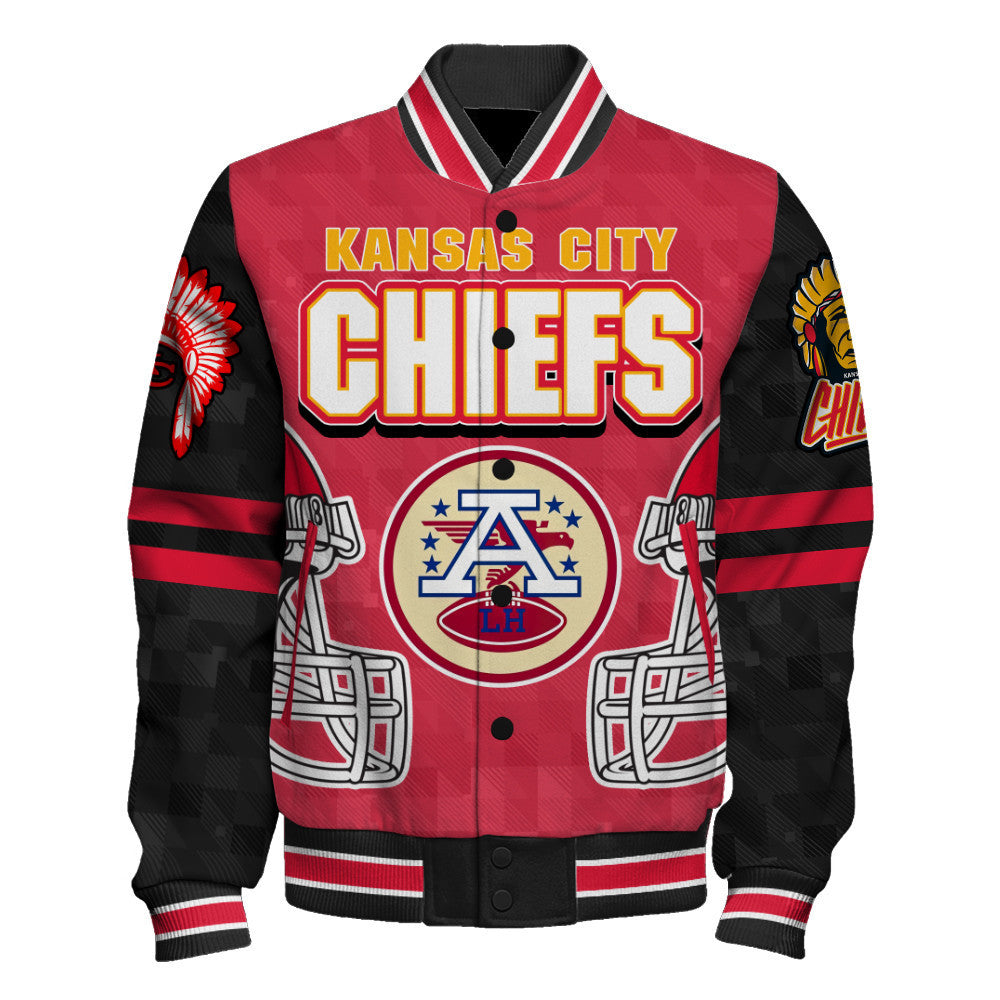 Kansas City Chiefs Super Bowl LIX Champions History Is Being Made Varsity Jacket - All-Over-Printed Jacket