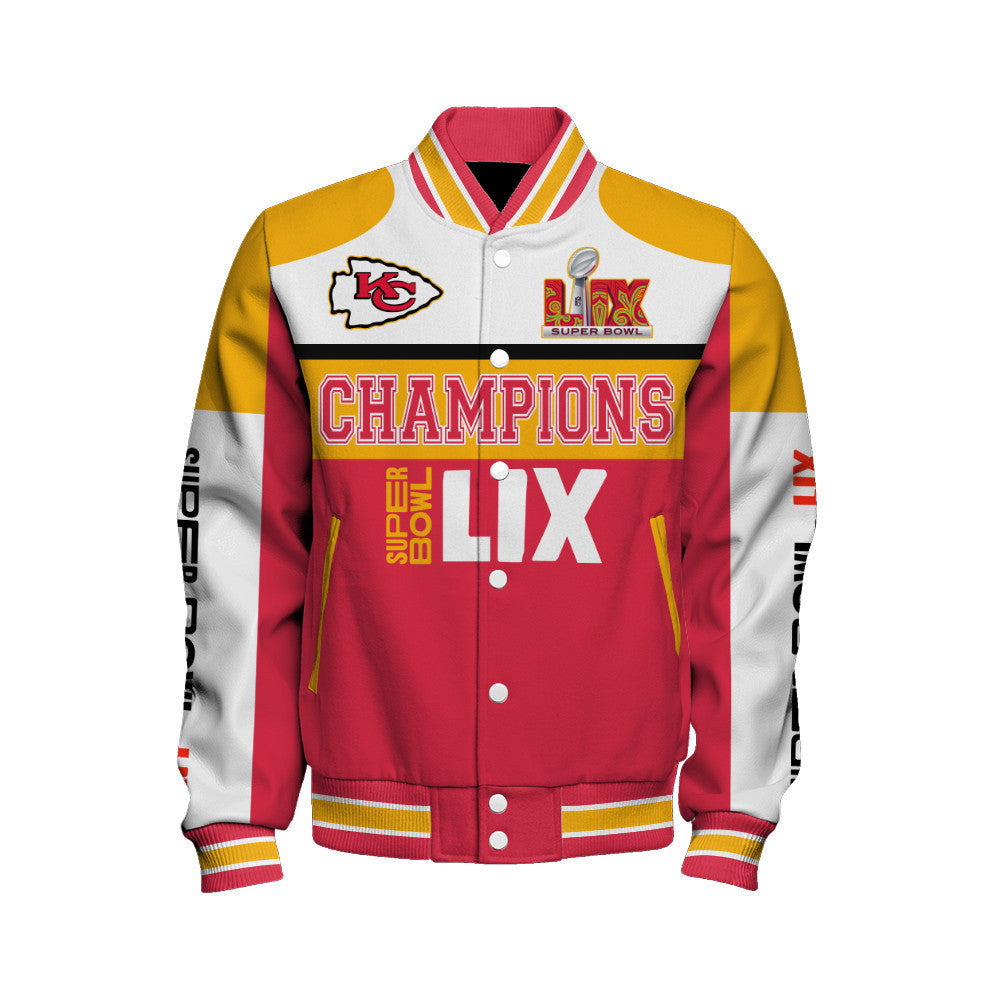 Kansas City Chiefs Super Bowl LIX 2025 Winning Spirit Varsity Jacket - All-Over-Printed Jacket