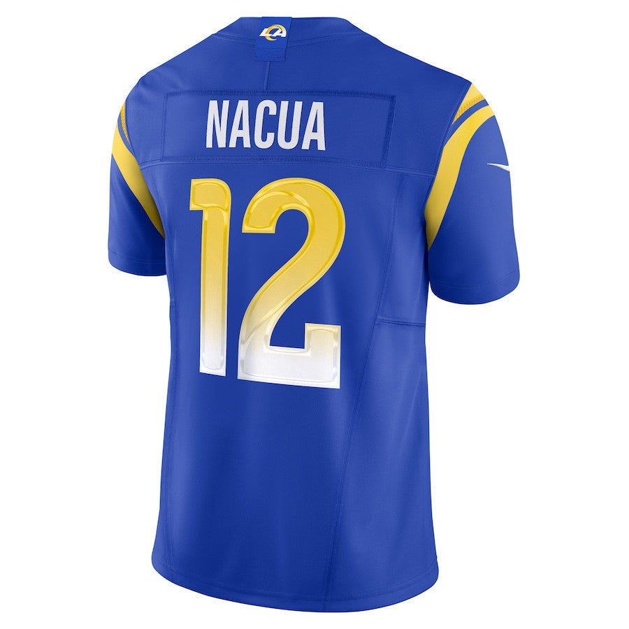 Puka Nacua 12 Los Angeles Rams Vapor F.U.S.E. Limited Player Jersey - Royal Men Jersey