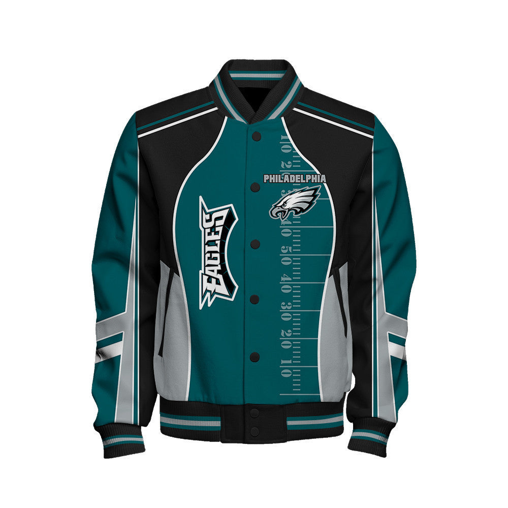 Philadelphia Eagles Football Team 2024- 25 Classic And Modern Unisex Varsity Jacket - All-Over-Printed Jacket