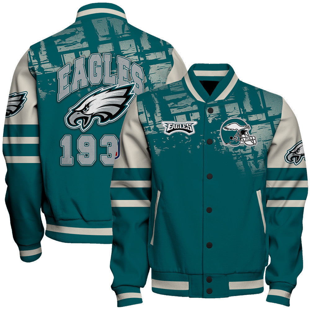Philadelphia Eagles Football Team 2024 - 25 A Class Above Unisex Varsity Jacket - All-Over-Printed Jacket