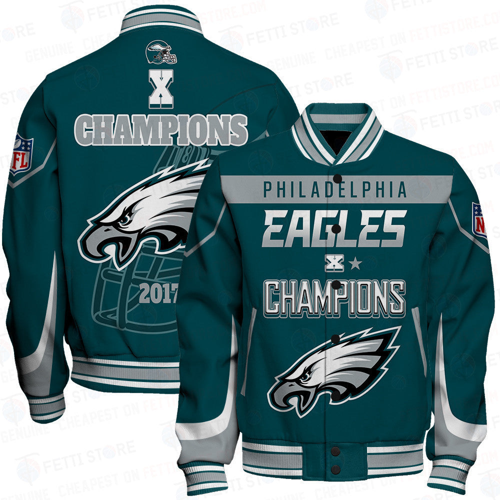 Philadelphia Eagles X Super Bowl Champions Varsity Jacket - All-Over-Printed Jacket