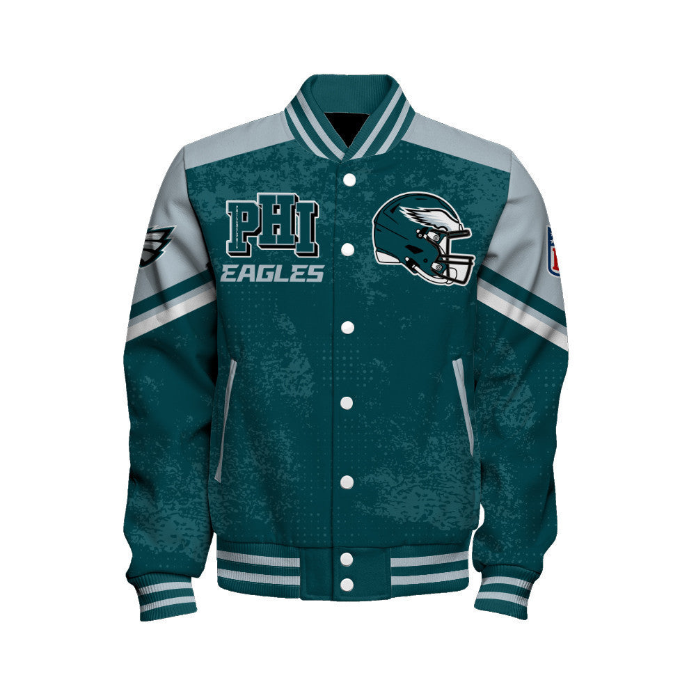 Philadelphia Eagles Football Team 2024 - 25 Immortal Style Unisex Varsity Jacket - All-Over-Printed Jacket