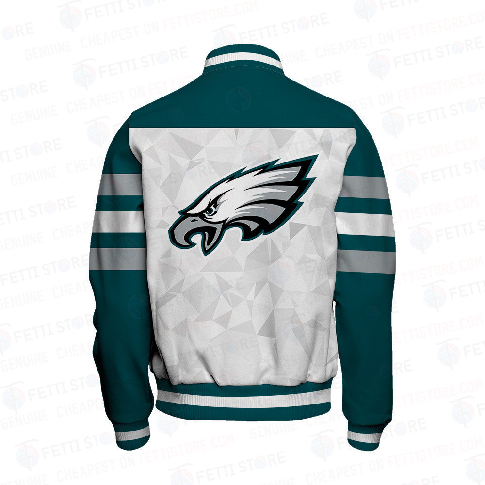 Philadelphia Eagles NFL 2023 Starter Thursday Night Gridiron Raglan Unisex Varsity Jacket V6 - All-Over-Printed Jacket