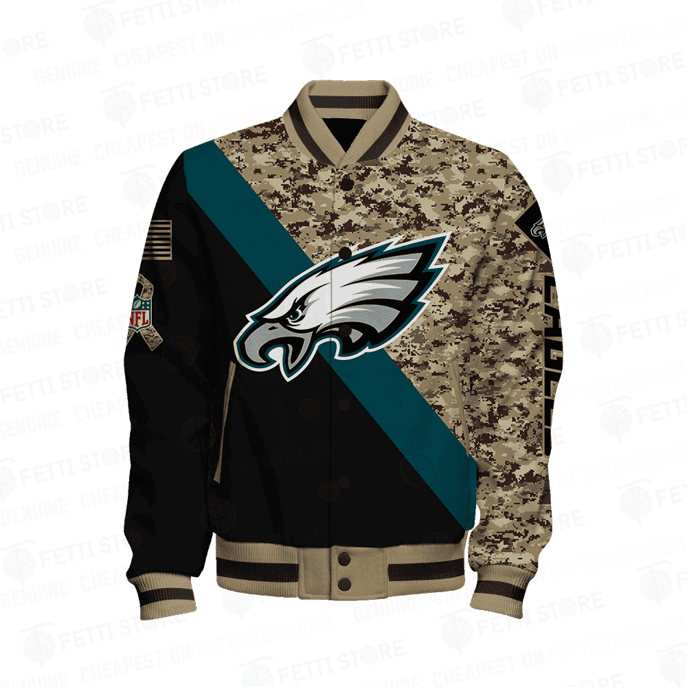 Philadelphia Eagles - National Football League AOP Varsity Jacket V1 - All-Over-Printed Jacket