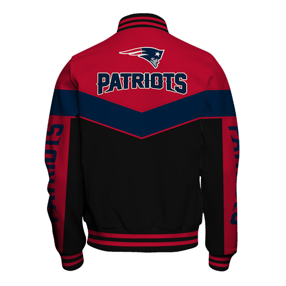 New England Patriots For Fans - Streetwear Athletic Style Varsity Jacket