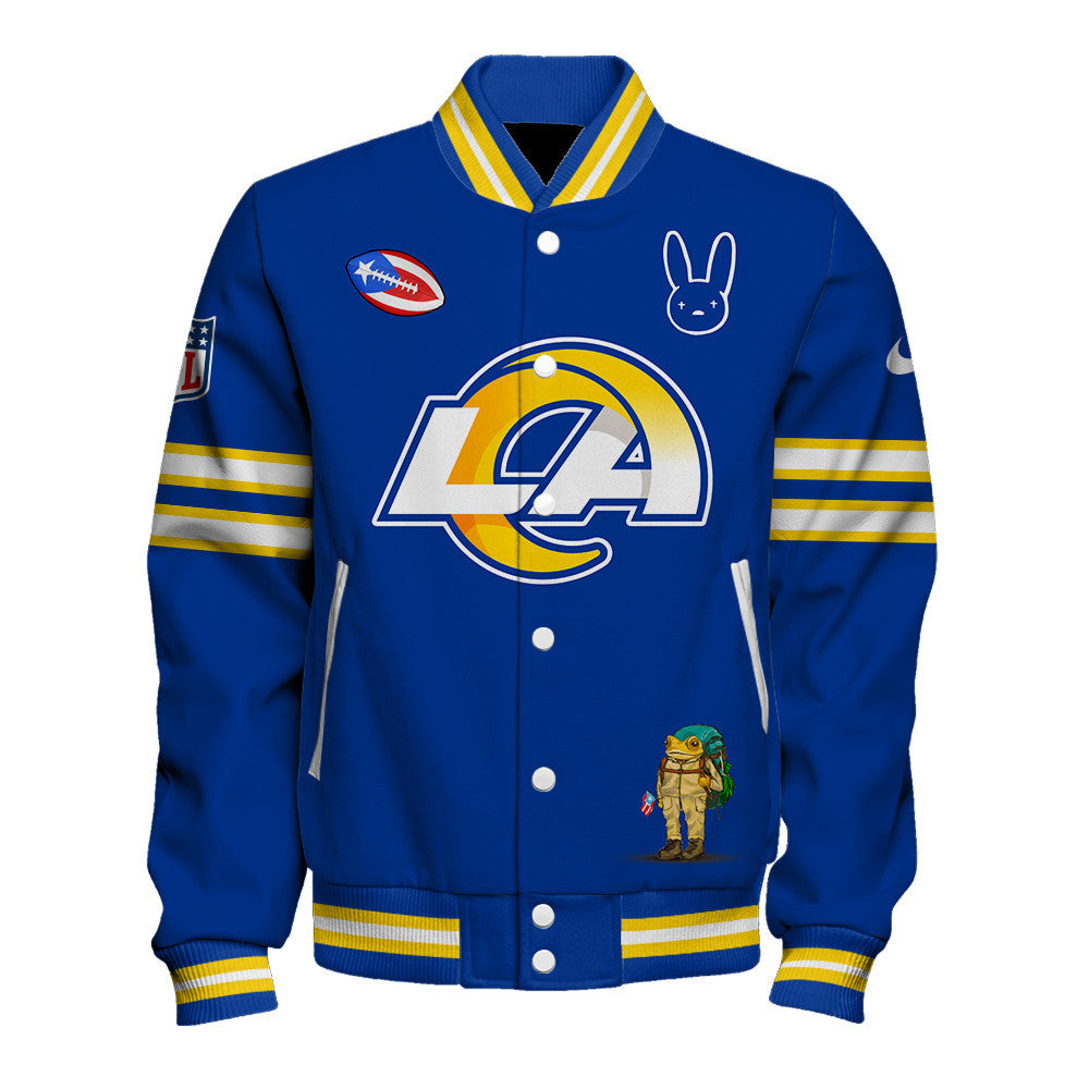 Los Angeles Rams NFL x Bad Bunny Super Bowl 2025-26 Varsity Jacket
