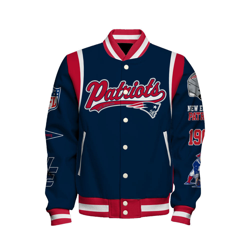 New England Patriots NFL Letterman Exclusive Collection Varsity Jacket