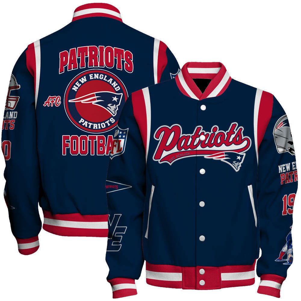 New England Patriots NFL Letterman Exclusive Collection Varsity Jacket