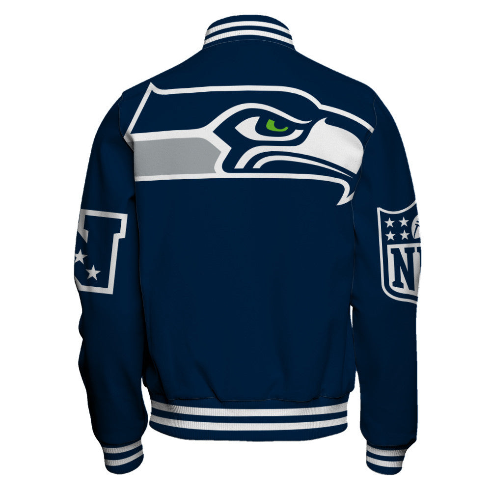 Seattle Seahawks The Team's Symbol, A Declaration of Loyalty Varsity Jacket
