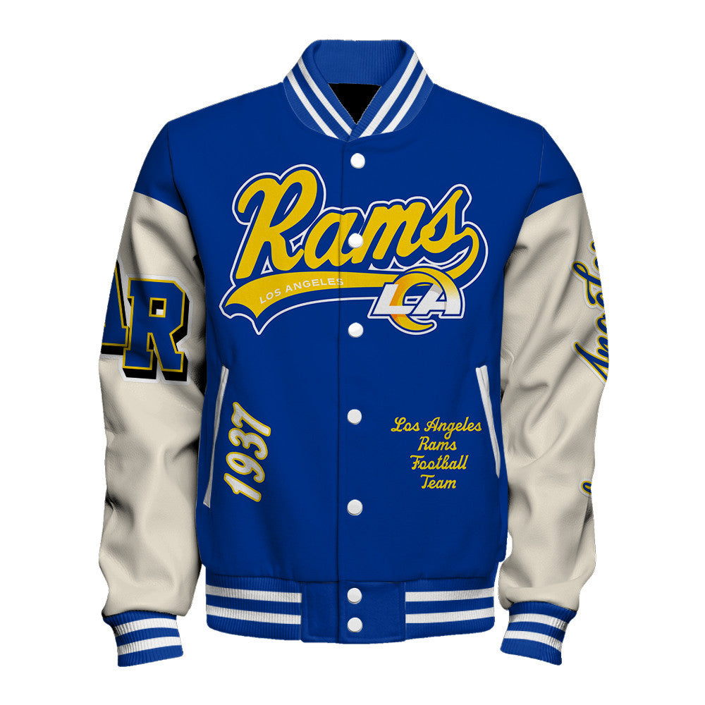 NFL Los Angeles Rams Iconic Letterman Heritage Meets Style Varsity Jacket