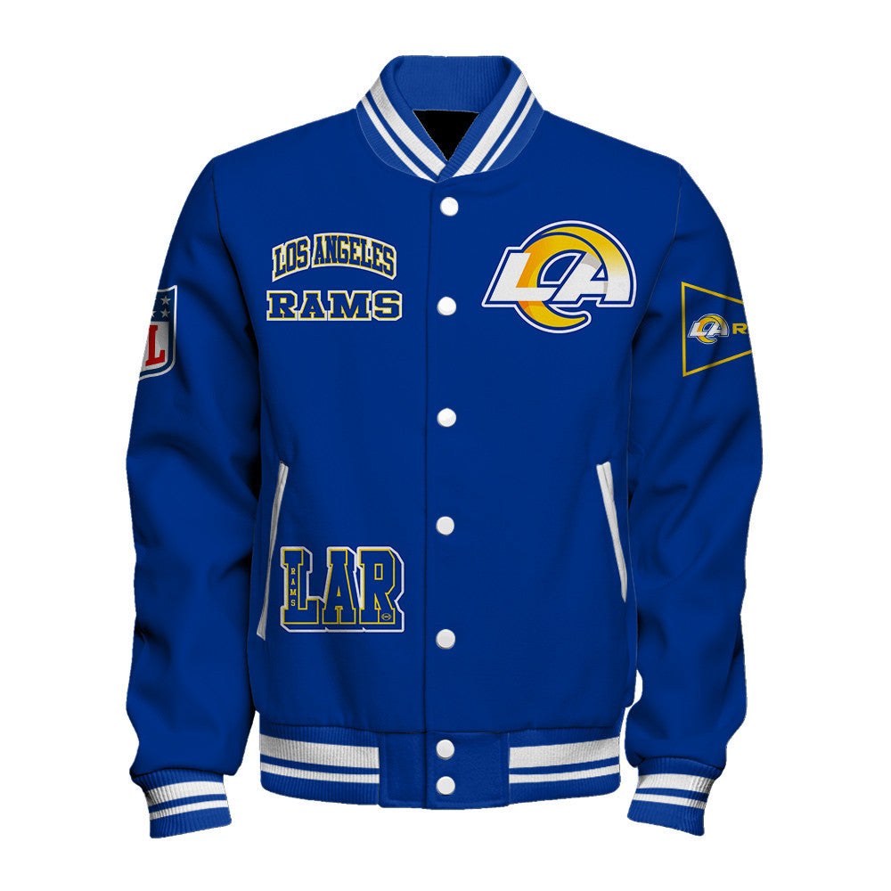 Los Angeles Rams Style Inspired By The Night Sky Varsity Jacket