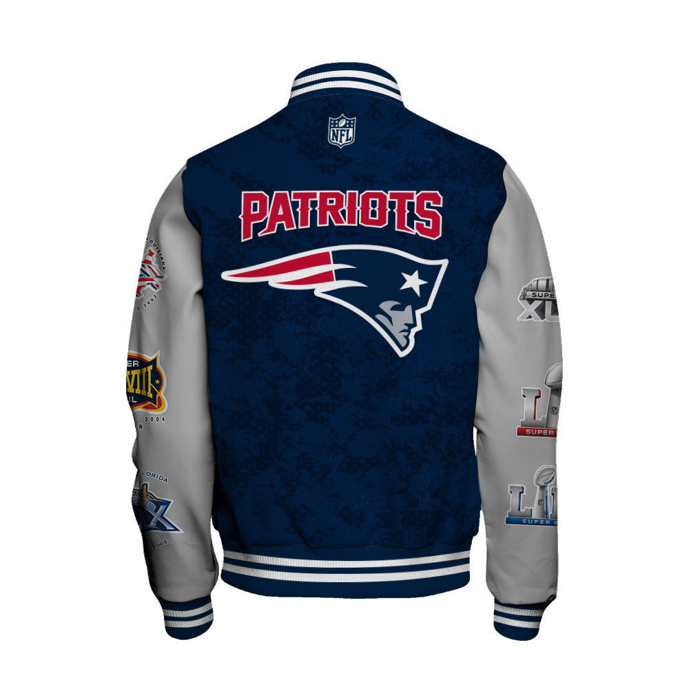 New England Patriots NFL Varsity Jacket – Classic Football Fan Outerwear