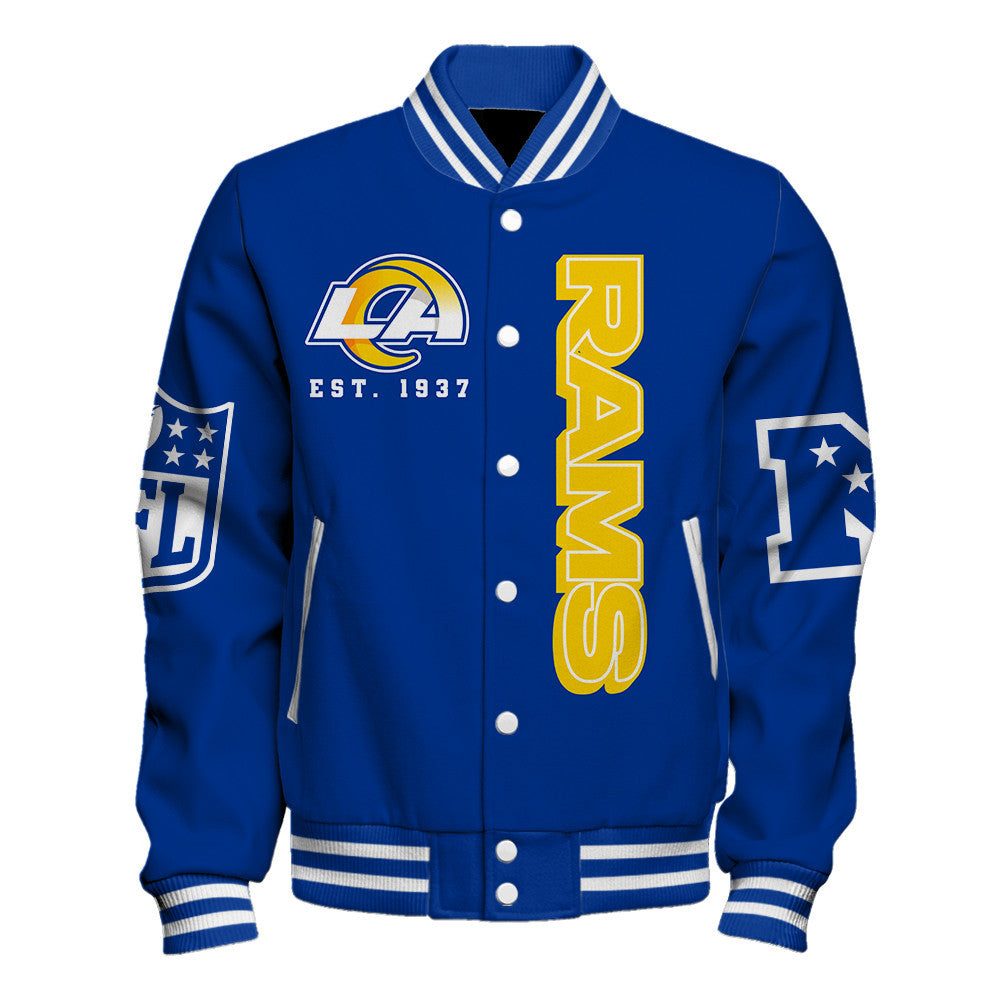 Los Angeles Rams The Team's Symbol, A Declaration of Loyalty Varsity Jacket