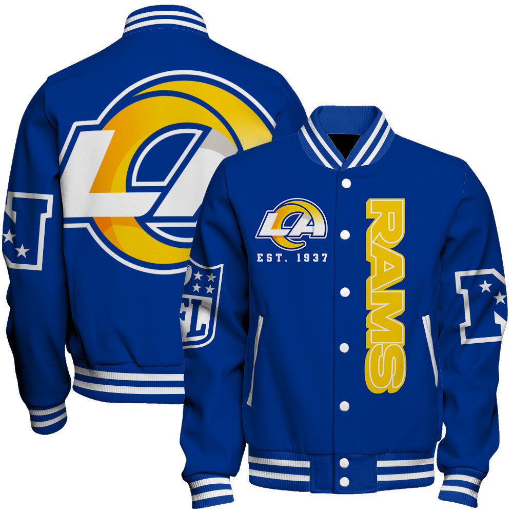 Los Angeles Rams The Team's Symbol, A Declaration of Loyalty Varsity Jacket