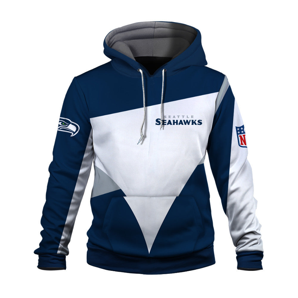 NFL Seattle Seahawks Team Color Pride Exclusive Design 3D Hoodie