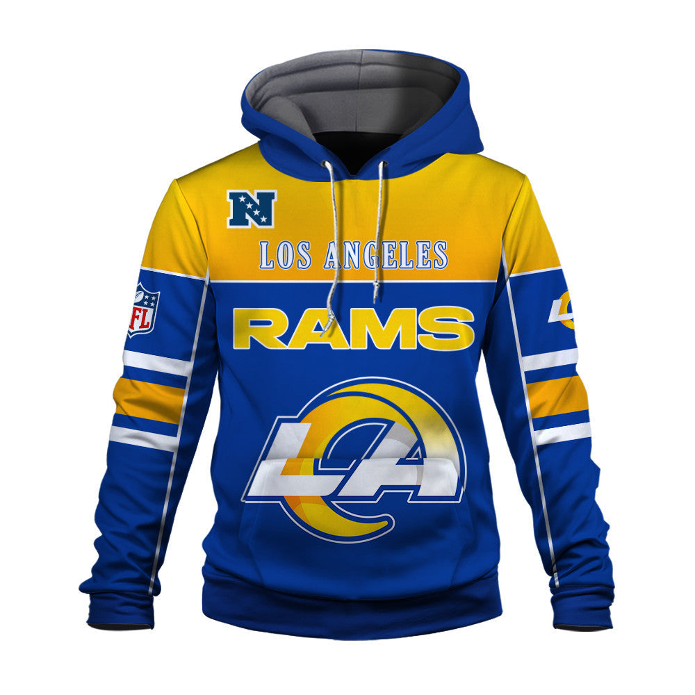 NFL Los Angeles Rams Built To Win 3D Hoodie For Die-hard Fans