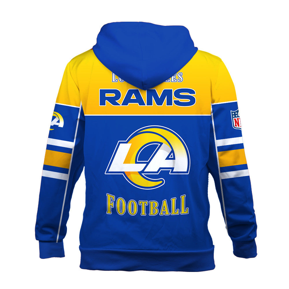 NFL Los Angeles Rams Built To Win 3D Hoodie For Die-hard Fans