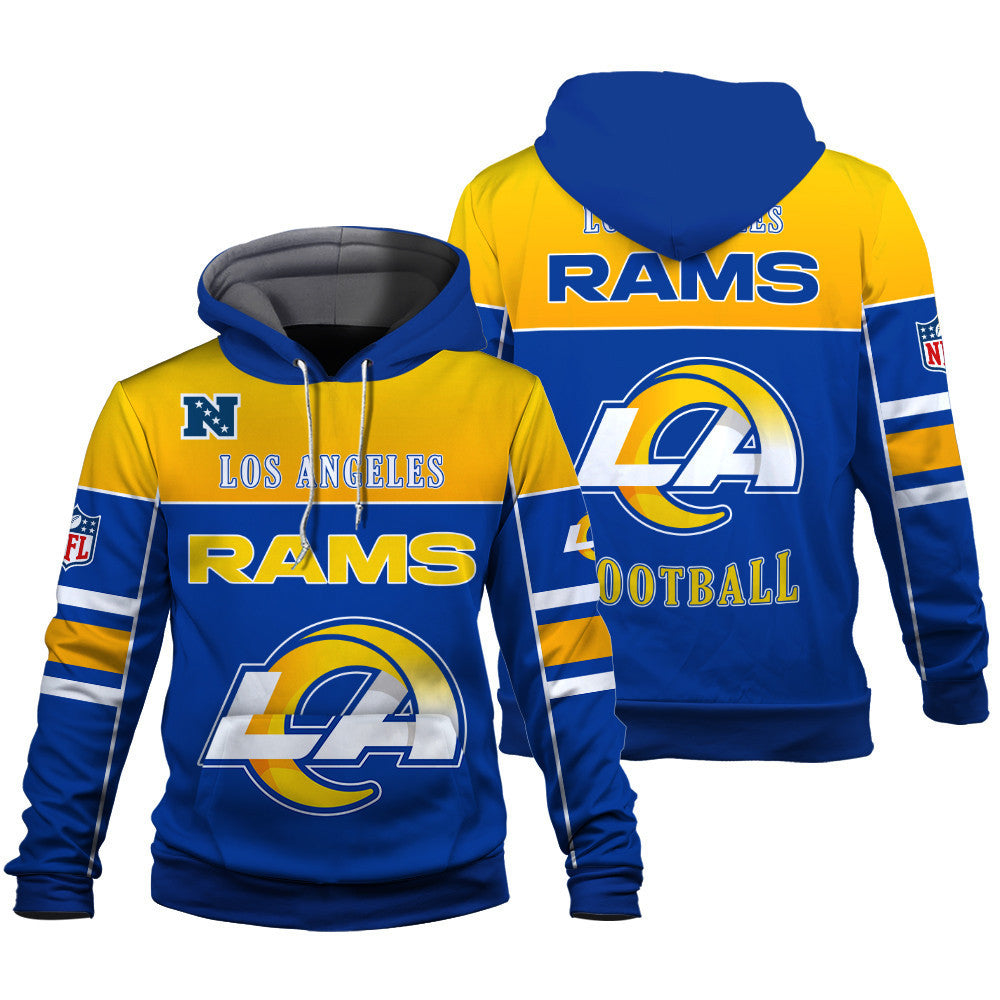 NFL Los Angeles Rams Built To Win 3D Hoodie For Die-hard Fans