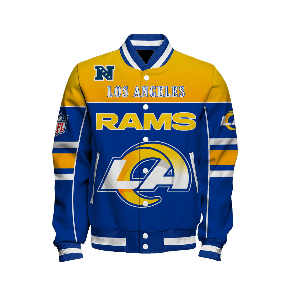 NFL Los Angeles Rams Built To Win Varsity Jacket For Die-hard Fans