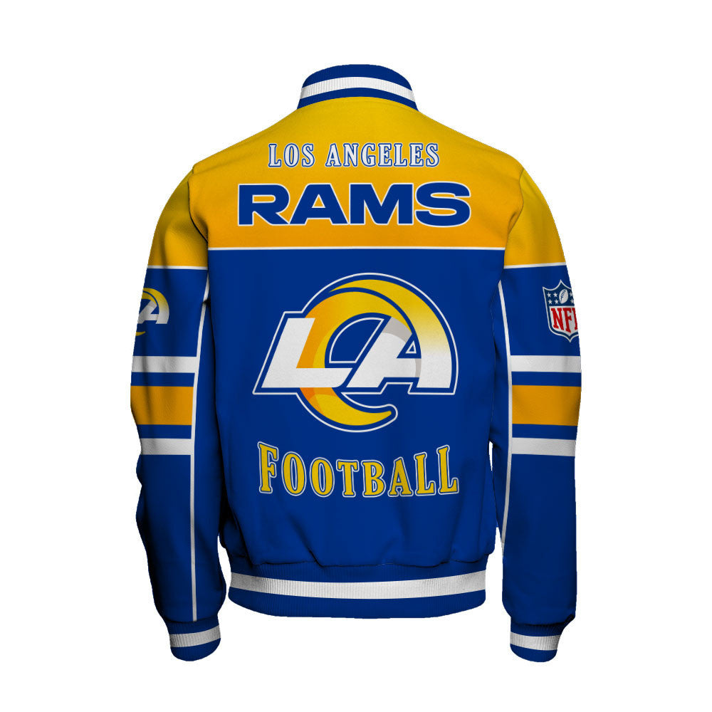 NFL Los Angeles Rams Built To Win Varsity Jacket For Die-hard Fans