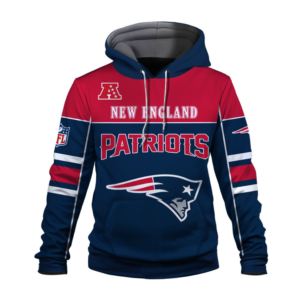 NFL New England Patriots Built To Win 3D Hoodie For Die-hard Fans