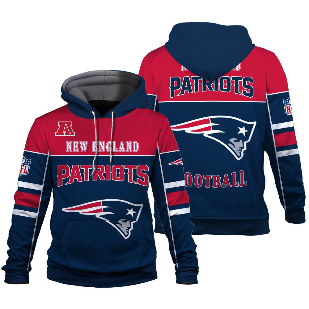 NFL New England Patriots Built To Win 3D Hoodie For Die-hard Fans