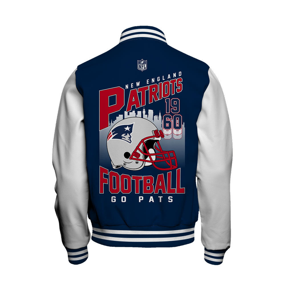 New England Patriots The Spirit Of An NFL Warrior Varsity Jacket