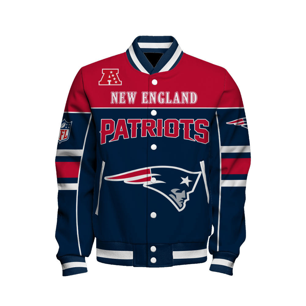 NFL New England Patriots Built To Win Varsity Jacket For Die-hard Fans