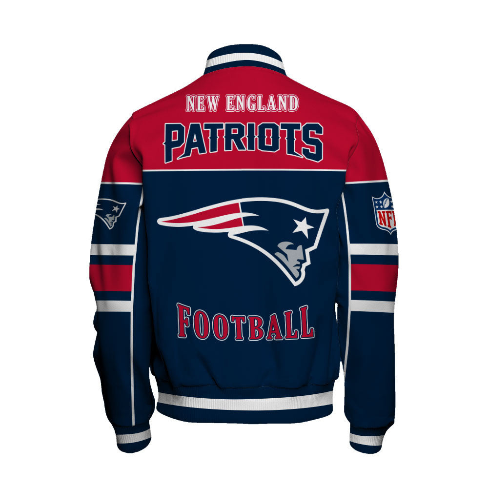 NFL New England Patriots Built To Win Varsity Jacket For Die-hard Fans